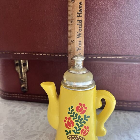 Avon Vtg 70s Koffee Klatch Yellow Field Flowers Foaming Bath Oil Full Bottle 5oz - Picture 12 of 14